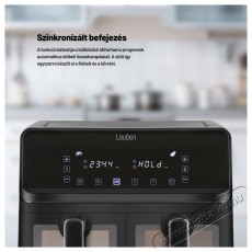 Lauben DualZone Air Fryer 8000BC Konyhai term&eacute;kek - Konyhai kisg&eacute;p (s&uuml;t&eacute;s / főz&eacute;s / hűt&eacute;s / &eacute;telk&eacute;sz&iacute;t&eacute;s) - L&eacute;gkever&eacute;ses főzőg&eacute;p / elektromos kukta / multifunkci&oacute;s s&uuml;tő - 500678