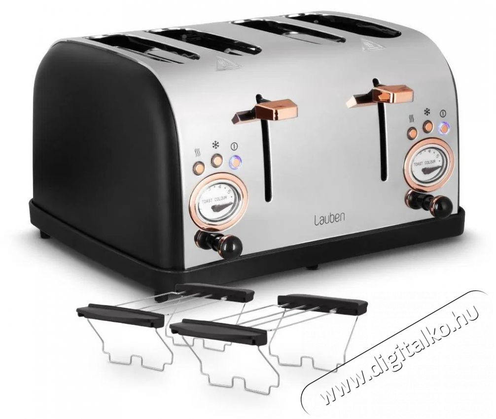 Lauben 4 Slice Toaster 1500BC Konyhai term&eacute;kek - Konyhai kisg&eacute;p (s&uuml;t&eacute;s / főz&eacute;s / hűt&eacute;s / &eacute;telk&eacute;sz&iacute;t&eacute;s) - Keny&eacute;rpir&iacute;t&oacute; - 504777