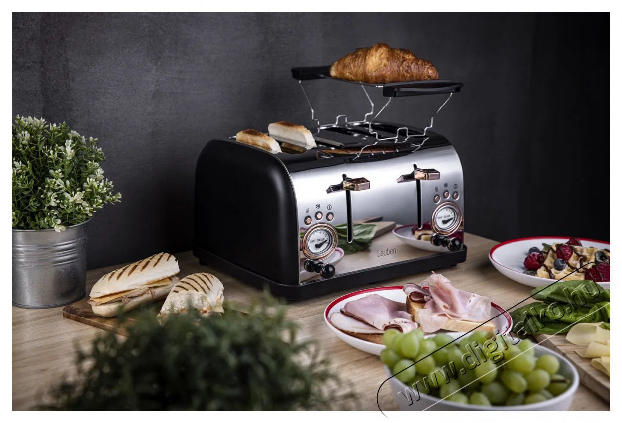 Lauben 4 Slice Toaster 1500BC Konyhai term&eacute;kek - Konyhai kisg&eacute;p (s&uuml;t&eacute;s / főz&eacute;s / hűt&eacute;s / &eacute;telk&eacute;sz&iacute;t&eacute;s) - Keny&eacute;rpir&iacute;t&oacute; - 504777