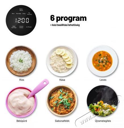 Lauben Multifunction Rice Cooker 1200WR Rose Gold Edition Konyhai term&eacute;kek - Konyhai kisg&eacute;p (s&uuml;t&eacute;s / főz&eacute;s / hűt&eacute;s / &eacute;telk&eacute;sz&iacute;t&eacute;s) - Rizsfőző - 504780