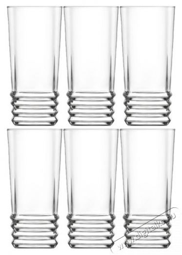 LAV  Vizespoh&aacute;r HB 330 ml ELEGAN v&iacute;ztiszta 6 db Konyhai term&eacute;kek - Egy&eacute;b / Konyhai kieg&eacute;sz&iacute;tő - 525192