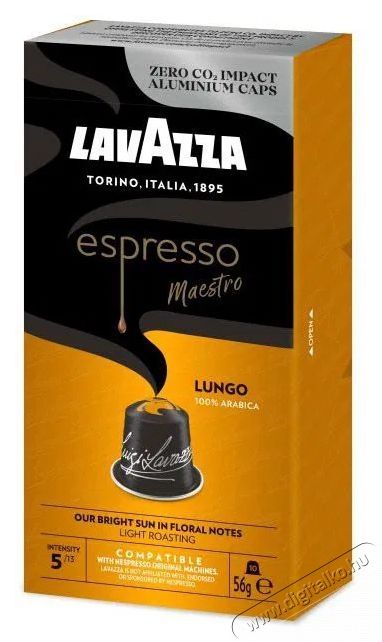 Lavazza NCC Espresso Lungo - kompatibilis a Nespresso&reg; Original k&aacute;v&eacute;főzőkkel* Konyhai term&eacute;kek - K&aacute;v&eacute;főző / k&aacute;v&eacute;&ouml;rlő / kieg&eacute;sz&iacute;tő - K&aacute;v&eacute; kapszula / pod / szemes / őr&ouml;lt k&aacute;v&eacute; - 503753