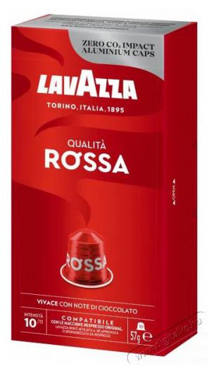 Lavazza NCC Qualita Rossa 10 db - kompatibilis a Nespresso&reg; Original k&aacute;v&eacute;főzőkkel* Konyhai term&eacute;kek - K&aacute;v&eacute;főző / k&aacute;v&eacute;&ouml;rlő / kieg&eacute;sz&iacute;tő - K&aacute;v&eacute; kapszula / pod / szemes / őr&ouml;lt k&aacute;v&eacute; - 503748