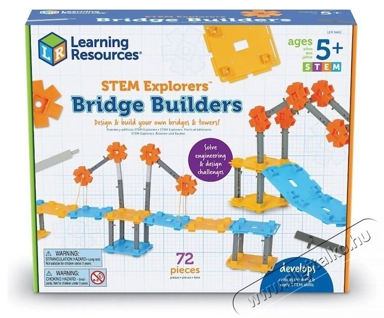 Learning Resources logikai j&aacute;t&eacute;k, &Eacute;p&iacute;ts&uuml;nk hidat H&aacute;ztart&aacute;s / Otthon / K&uuml;lt&eacute;r - J&aacute;t&eacute;k / Sport - Kreat&iacute;v / k&eacute;szs&eacute;gfejlesztő j&aacute;t&eacute;k - 534349