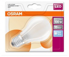 LEDVANCE OSRAM LED STAR CL A GL FR 100 11W/840 E27 LED f&eacute;nyforr&aacute;s H&aacute;ztart&aacute;s / Otthon / K&uuml;lt&eacute;r - Vil&aacute;g&iacute;t&aacute;s / elektromoss&aacute;g - E27 foglalat&uacute; izz&oacute; - 390802