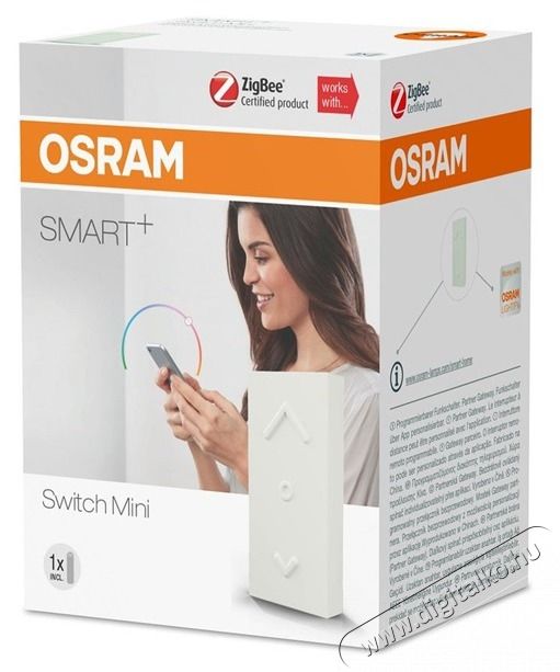 LEDVANCE SMART+ SWITCH MINI ZigBee kapcsol&oacute; feh&eacute;r H&aacute;ztart&aacute;s / Otthon / K&uuml;lt&eacute;r - Egy&eacute;b h&aacute;ztart&aacute;si term&eacute;k - 391121