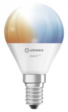 LEDVANCE Smart+ Wifi vezérlésű 5W állítható színhőmérsékletű E14 dimmelhető kisgömb LED fényforrás Háztartás / Otthon / Kültér - Világítás / elektromosság - E14 foglalatú izzó - 391093