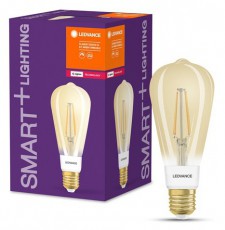 LEDVANCE Smart+ 6W 2400K E27, dimmelhető Edison alak&uacute; filament LED f&eacute;nyforr&aacute;s H&aacute;ztart&aacute;s / Otthon / K&uuml;lt&eacute;r - Vil&aacute;g&iacute;t&aacute;s / elektromoss&aacute;g - E27 foglalat&uacute; izz&oacute; - 395248
