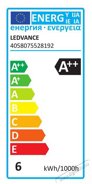 LEDVANCE Smart+ 6W 2400K E27, dimmelhető Edison alak&uacute; filament LED f&eacute;nyforr&aacute;s H&aacute;ztart&aacute;s / Otthon / K&uuml;lt&eacute;r - Vil&aacute;g&iacute;t&aacute;s / elektromoss&aacute;g - E27 foglalat&uacute; izz&oacute; - 395248