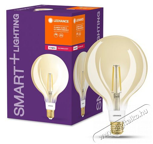 LEDVANCE Smart+ 6W 2400K E27, dimmelhető g&ouml;mb alak&uacute; filament LED f&eacute;nyforr&aacute;s H&aacute;ztart&aacute;s / Otthon / K&uuml;lt&eacute;r - Vil&aacute;g&iacute;t&aacute;s / elektromoss&aacute;g - E27 foglalat&uacute; izz&oacute; - 395249