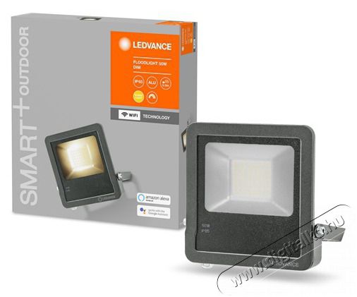 LEDVANCE Smart+ WiFi kerti okos vil&aacute;g&iacute;t&aacute;s &aacute;ll&iacute;thaht&oacute; f&eacute;nyerővel 50W okos, vez&eacute;relhető intelligens l&aacute;mpatest H&aacute;ztart&aacute;s / Otthon / K&uuml;lt&eacute;r - Vil&aacute;g&iacute;t&aacute;s / elektromoss&aacute;g - Kerti / k&uuml;lt&eacute;ri l&aacute;mpa - 395038