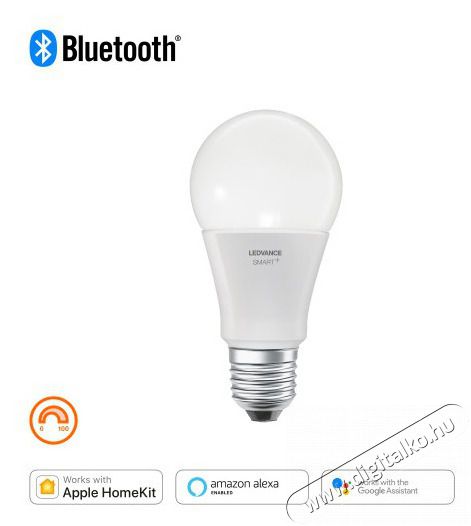 LEDVANCE Smart+ BT f&eacute;nyforr&aacute;s, &aacute;ll. f&eacute;nyerővel, 9W 2700K E27 okos, vez&eacute;relhető intelligens f&eacute;nyforr&aacute;s H&aacute;ztart&aacute;s / Otthon / K&uuml;lt&eacute;r - Vil&aacute;g&iacute;t&aacute;s / elektromoss&aacute;g - E27 foglalat&uacute; izz&oacute; - 396460