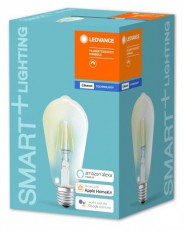 LEDVANCE Smart+ BT FIL edison f&eacute;nyforr&aacute;s,DIM,6W 2700K E27 okostelefonnal,alkalmaz&aacute;ssal vez&eacute;relhető intelligens f&eacute;nyforr&aacute;s H&aacute;ztart&aacute;s / Otthon / K&uuml;lt&eacute;r - Vil&aacute;g&iacute;t&aacute;s / elektromoss&aacute;g - E27 foglalat&uacute; izz&oacute; - 396463