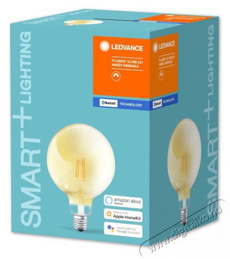LEDVANCE Smart+ BT FIL g&ouml;mb f&eacute;nyforr&aacute;s, &aacute;ll. f&eacute;nyerővel, 6W 2400K E27 okos, vez&eacute;relhető intelligens f&eacute;nyforr&aacute;s H&aacute;ztart&aacute;s / Otthon / K&uuml;lt&eacute;r - Vil&aacute;g&iacute;t&aacute;s / elektromoss&aacute;g - E27 foglalat&uacute; izz&oacute; - 396461