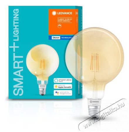 LEDVANCE Smart+ BT FIL g&ouml;mb f&eacute;nyforr&aacute;s, &aacute;ll. f&eacute;nyerővel, 6W 2400K E27 okos, vez&eacute;relhető intelligens f&eacute;nyforr&aacute;s H&aacute;ztart&aacute;s / Otthon / K&uuml;lt&eacute;r - Vil&aacute;g&iacute;t&aacute;s / elektromoss&aacute;g - E27 foglalat&uacute; izz&oacute; - 396461