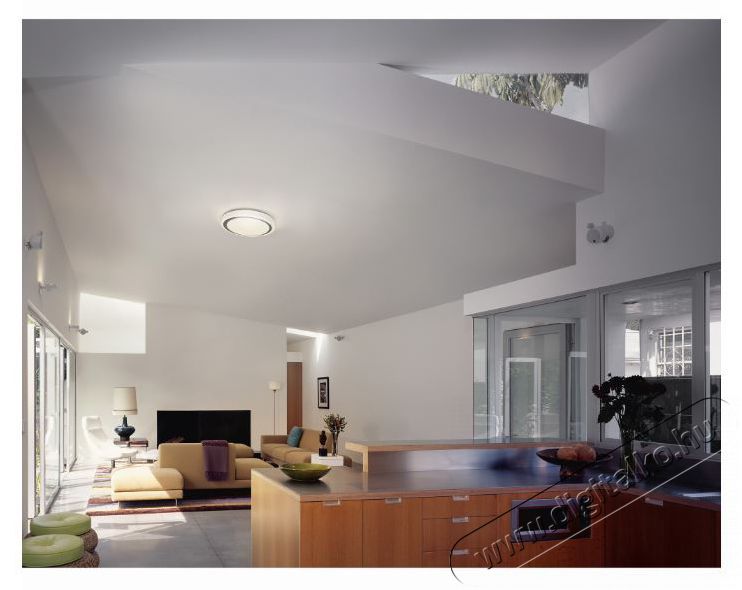 LEDVANCE Smart+ WiFi Ceiling Moon &aacute;ll. sz&iacute;nhőm. 480mm feh&eacute;r/fekete okos vez&eacute;relhető intelligens l&aacute;mpatest H&aacute;ztart&aacute;s / Otthon / K&uuml;lt&eacute;r - Vil&aacute;g&iacute;t&aacute;s / elektromoss&aacute;g - Fali / mennyezeti l&aacute;mpa - 391019