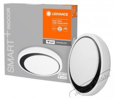 LEDVANCE Smart+ WiFi Ceiling Moon &aacute;ll. sz&iacute;nhőm. 480mm feh&eacute;r/fekete okos vez&eacute;relhető intelligens l&aacute;mpatest H&aacute;ztart&aacute;s / Otthon / K&uuml;lt&eacute;r - Vil&aacute;g&iacute;t&aacute;s / elektromoss&aacute;g - Fali / mennyezeti l&aacute;mpa - 391019