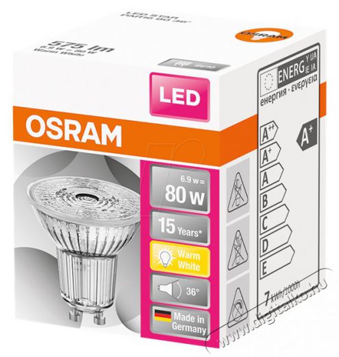 LEDVANCE Osram Star PAR16 &uuml;veg h&aacute;z LED spot izz&oacute; Egy&eacute;b - Nem forgalmazzuk ! - 390316