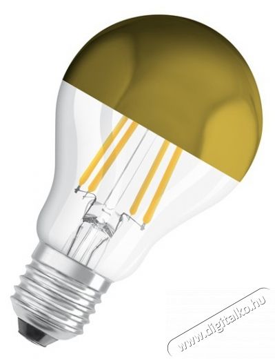 LEDVANCE Osram Star &uuml;veg b&uacute;ra/6,5W/700lm/2700K/E27 arany tetőt&uuml;kr&ouml;s LED k&ouml;rte izz&oacute; H&aacute;ztart&aacute;s / Otthon / K&uuml;lt&eacute;r - Vil&aacute;g&iacute;t&aacute;s / elektromoss&aacute;g - L&aacute;mpa kieg&eacute;sz&iacute;tő - 410065