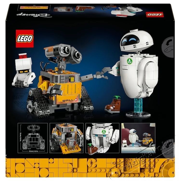 LEGO Disney - WALL-E &eacute;s EVA (43279) H&aacute;ztart&aacute;s / Otthon / K&uuml;lt&eacute;r - J&aacute;t&eacute;k / Sport - Kreat&iacute;v / k&eacute;szs&eacute;gfejlesztő j&aacute;t&eacute;k - 531295