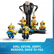 LEGO Gru 4. Kocka Gru &eacute;s minyonok 75582 H&aacute;ztart&aacute;s / Otthon / K&uuml;lt&eacute;r - J&aacute;t&eacute;k / Sport - Kreat&iacute;v / k&eacute;szs&eacute;gfejlesztő j&aacute;t&eacute;k - 531388