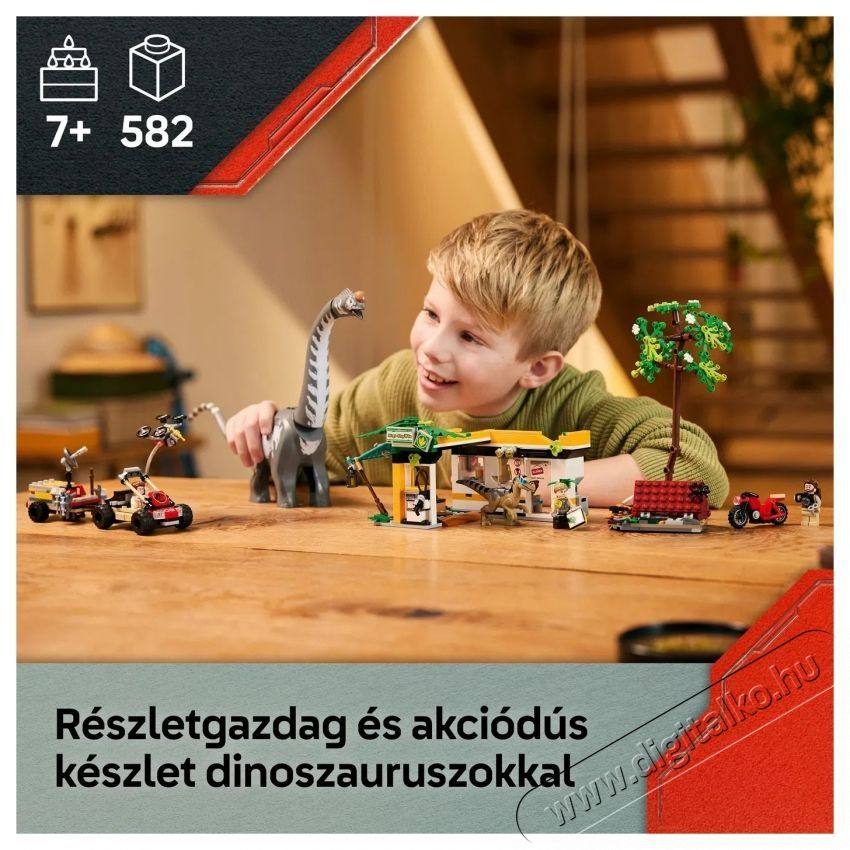 LEGO Jurassic World 76973 A raptor &eacute;s a Titanosaurus keres&eacute;se H&aacute;ztart&aacute;s / Otthon / K&uuml;lt&eacute;r - J&aacute;t&eacute;k / Sport - Kreat&iacute;v / k&eacute;szs&eacute;gfejlesztő j&aacute;t&eacute;k - 531901