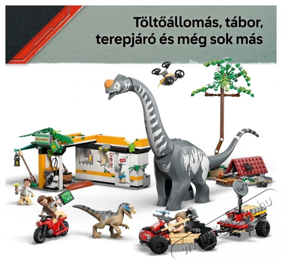 LEGO Jurassic World 76973 A raptor &eacute;s a Titanosaurus keres&eacute;se H&aacute;ztart&aacute;s / Otthon / K&uuml;lt&eacute;r - J&aacute;t&eacute;k / Sport - Kreat&iacute;v / k&eacute;szs&eacute;gfejlesztő j&aacute;t&eacute;k - 531901