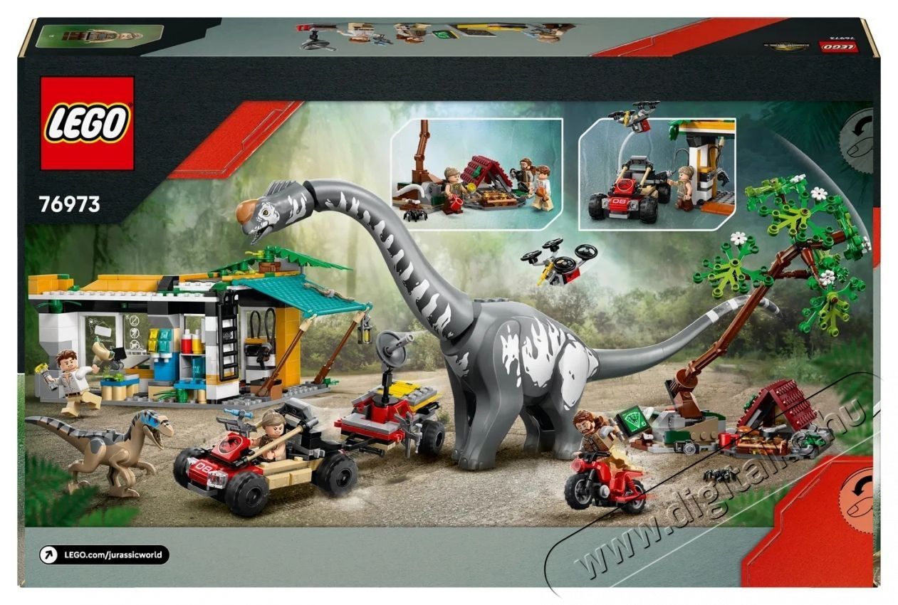 LEGO Jurassic World 76973 A raptor &eacute;s a Titanosaurus keres&eacute;se H&aacute;ztart&aacute;s / Otthon / K&uuml;lt&eacute;r - J&aacute;t&eacute;k / Sport - Kreat&iacute;v / k&eacute;szs&eacute;gfejlesztő j&aacute;t&eacute;k - 531901