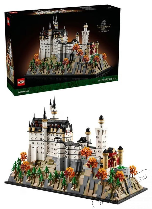 LEGO Architecture - Neuschwanstein kast&eacute;ly (21063)  H&aacute;ztart&aacute;s / Otthon / K&uuml;lt&eacute;r - J&aacute;t&eacute;k / Sport - Kreat&iacute;v / k&eacute;szs&eacute;gfejlesztő j&aacute;t&eacute;k - 537636
