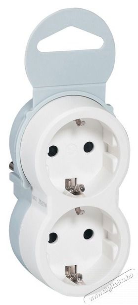 Legrand 050655 gyermekv&eacute;delemmel feh&eacute;r-sz&uuml;rke kettős f&ouml;ldelt eloszt&oacute; H&aacute;ztart&aacute;s / Otthon / K&uuml;lt&eacute;r - Vil&aacute;g&iacute;t&aacute;s / elektromoss&aacute;g - H&aacute;l&oacute;zati eloszt&oacute; / hosszabb&iacute;t&oacute; / adapter - 391971