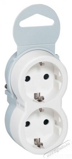 Legrand 050655 gyermekv&eacute;delemmel feh&eacute;r-sz&uuml;rke kettős f&ouml;ldelt eloszt&oacute; H&aacute;ztart&aacute;s / Otthon / K&uuml;lt&eacute;r - Vil&aacute;g&iacute;t&aacute;s / elektromoss&aacute;g - H&aacute;l&oacute;zati eloszt&oacute; / hosszabb&iacute;t&oacute; / adapter - 391971