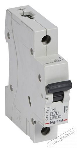 Legrand 419137 RX3 B20 6kA BIC 1 p&oacute;lus&uacute; kismegszak&iacute;t&oacute; H&aacute;ztart&aacute;s / Otthon / K&uuml;lt&eacute;r - Vil&aacute;g&iacute;t&aacute;s / elektromoss&aacute;g - H&aacute;l&oacute;zati eloszt&oacute; / hosszabb&iacute;t&oacute; / adapter - 391744