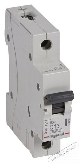 Legrand 419201 RX3 C13 6kA BIC 1 p&oacute;lus&uacute; kismegszak&iacute;t&oacute; H&aacute;ztart&aacute;s / Otthon / K&uuml;lt&eacute;r - Vil&aacute;g&iacute;t&aacute;s / elektromoss&aacute;g - H&aacute;l&oacute;zati eloszt&oacute; / hosszabb&iacute;t&oacute; / adapter - 391741