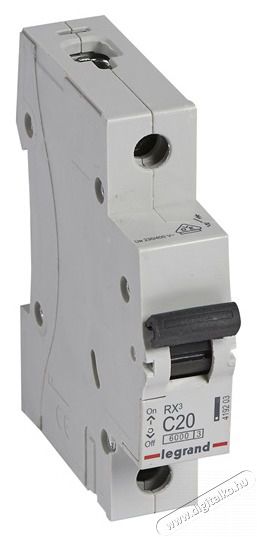 Legrand 419203 RX3 C20 6kA BIC 1 p&oacute;lus&uacute; kismegszak&iacute;t&oacute; H&aacute;ztart&aacute;s / Otthon / K&uuml;lt&eacute;r - Vil&aacute;g&iacute;t&aacute;s / elektromoss&aacute;g - H&aacute;l&oacute;zati eloszt&oacute; / hosszabb&iacute;t&oacute; / adapter - 391742