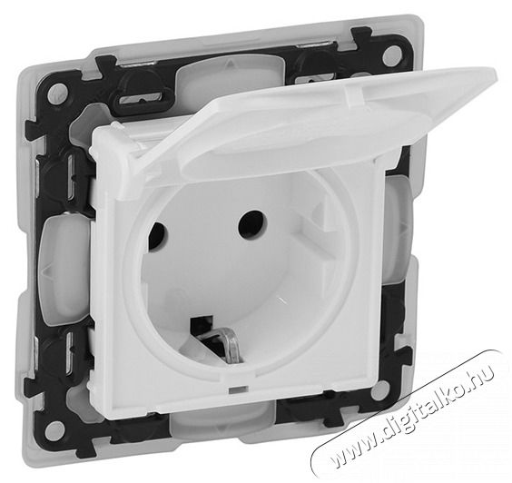 Legrand 753119 Valena Life feh&eacute;r 2P+F IP44 csatlakoz&oacute;aljzat gyermekv&eacute;delemmel, csap&oacute;fed&eacute;llel H&aacute;ztart&aacute;s / Otthon / K&uuml;lt&eacute;r - Vil&aacute;g&iacute;t&aacute;s / elektromoss&aacute;g - H&aacute;l&oacute;zati eloszt&oacute; / hosszabb&iacute;t&oacute; / adapter - 392333