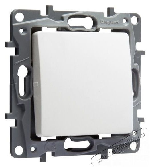 Legrand 764507 Nilo&eacute; egyp&oacute;lus&uacute; nyom&oacute;kapcsol&oacute; - feh&eacute;r  H&aacute;ztart&aacute;s / Otthon / K&uuml;lt&eacute;r - Vil&aacute;g&iacute;t&aacute;s / elektromoss&aacute;g - H&aacute;l&oacute;zati eloszt&oacute; / hosszabb&iacute;t&oacute; / adapter - 391974