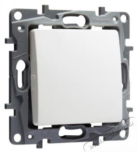 Legrand 764507 Nilo&eacute; egyp&oacute;lus&uacute; nyom&oacute;kapcsol&oacute; - feh&eacute;r  H&aacute;ztart&aacute;s / Otthon / K&uuml;lt&eacute;r - Vil&aacute;g&iacute;t&aacute;s / elektromoss&aacute;g - H&aacute;l&oacute;zati eloszt&oacute; / hosszabb&iacute;t&oacute; / adapter - 391974