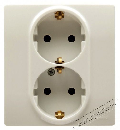 Legrand 764634 Nilo&eacute; 2&times;2P+F csatlakoz&oacute;aljzat - b&eacute;zs  H&aacute;ztart&aacute;s / Otthon / K&uuml;lt&eacute;r - Vil&aacute;g&iacute;t&aacute;s / elektromoss&aacute;g - H&aacute;l&oacute;zati eloszt&oacute; / hosszabb&iacute;t&oacute; / adapter - 391976