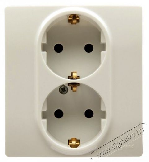 Legrand 764634 Nilo&eacute; 2&times;2P+F csatlakoz&oacute;aljzat - b&eacute;zs  H&aacute;ztart&aacute;s / Otthon / K&uuml;lt&eacute;r - Vil&aacute;g&iacute;t&aacute;s / elektromoss&aacute;g - H&aacute;l&oacute;zati eloszt&oacute; / hosszabb&iacute;t&oacute; / adapter - 391976