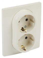 Legrand 764634 Nilo&eacute; 2&times;2P+F csatlakoz&oacute;aljzat - b&eacute;zs  H&aacute;ztart&aacute;s / Otthon / K&uuml;lt&eacute;r - Vil&aacute;g&iacute;t&aacute;s / elektromoss&aacute;g - H&aacute;l&oacute;zati eloszt&oacute; / hosszabb&iacute;t&oacute; / adapter - 391976