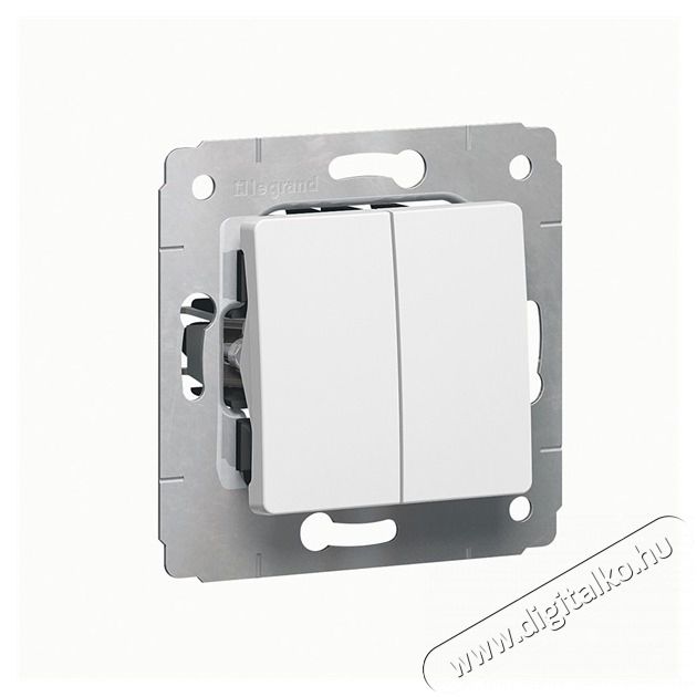 Legrand 773608 Cariva feh&eacute;r kettős v&aacute;lt&oacute;kapcsol&oacute; H&aacute;ztart&aacute;s / Otthon / K&uuml;lt&eacute;r - Vil&aacute;g&iacute;t&aacute;s / elektromoss&aacute;g - H&aacute;l&oacute;zati eloszt&oacute; / hosszabb&iacute;t&oacute; / adapter - 392097