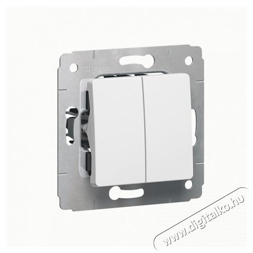 Legrand 773608 Cariva feh&eacute;r kettős v&aacute;lt&oacute;kapcsol&oacute; H&aacute;ztart&aacute;s / Otthon / K&uuml;lt&eacute;r - Vil&aacute;g&iacute;t&aacute;s / elektromoss&aacute;g - H&aacute;l&oacute;zati eloszt&oacute; / hosszabb&iacute;t&oacute; / adapter - 392097