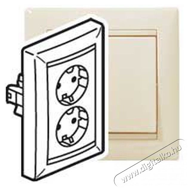 Legrand 774370 Valena elef&aacute;ntcsont 2x2P+F kettős f&ouml;ldelt csatlakoz&oacute;aljzat H&aacute;ztart&aacute;s / Otthon / K&uuml;lt&eacute;r - Vil&aacute;g&iacute;t&aacute;s / elektromoss&aacute;g - H&aacute;l&oacute;zati eloszt&oacute; / hosszabb&iacute;t&oacute; / adapter - 392378