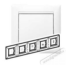 Legrand 774455 Valena feh&eacute;r 5-&ouml;s keret Iroda &eacute;s sz&aacute;m&iacute;t&aacute;stechnika - H&aacute;l&oacute;zat - H&aacute;l&oacute;zati kieg&eacute;sz&iacute;tő - 392186