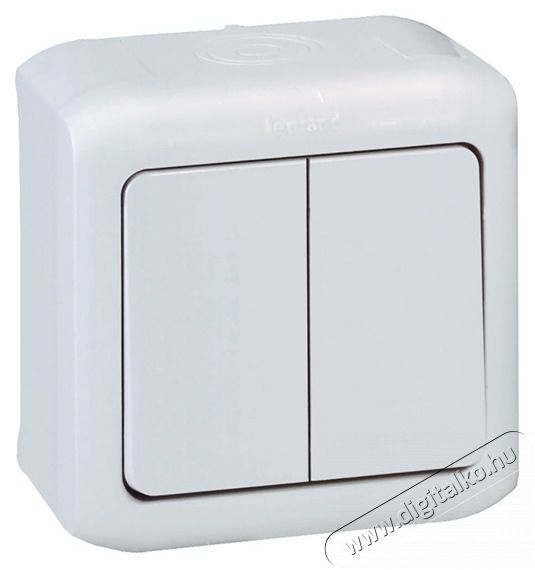 Legrand 782361 Forix IP44 feh&eacute;r kettős v&aacute;lt&oacute;kapcsol&oacute; H&aacute;ztart&aacute;s / Otthon / K&uuml;lt&eacute;r - Vil&aacute;g&iacute;t&aacute;s / elektromoss&aacute;g - H&aacute;l&oacute;zati eloszt&oacute; / hosszabb&iacute;t&oacute; / adapter - 392199