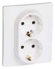 Legrand 764534 Nilo&eacute; feh&eacute;r 2x2P+F csatlakoz&oacute;aljzat H&aacute;ztart&aacute;s / Otthon / K&uuml;lt&eacute;r - Vil&aacute;g&iacute;t&aacute;s / elektromoss&aacute;g - H&aacute;l&oacute;zati eloszt&oacute; / hosszabb&iacute;t&oacute; / adapter - 398336