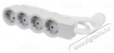 Legrand 694552 1,5m vezet&eacute;kkel feh&eacute;r-sz&uuml;rke 4x2P+F eloszt&oacute;sor Tv kieg&eacute;sz&iacute;tők - K&aacute;bel / csatlakoz&oacute; - Csatlakoz&oacute; / eloszt&oacute; / &aacute;talak&iacute;t&oacute; - 398357