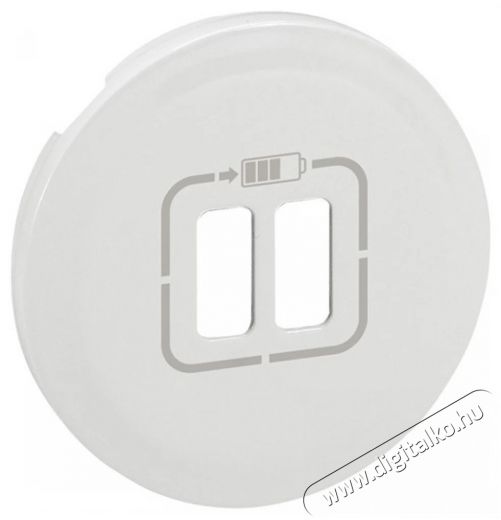 Legrand 068256 C&eacute;liane feh&eacute;r 2xUSB t&ouml;ltőaljzat burkolat - feh&eacute;r Tv kieg&eacute;sz&iacute;tők - K&aacute;bel / csatlakoz&oacute; - Csatlakoz&oacute; / eloszt&oacute; / &aacute;talak&iacute;t&oacute; - 391959