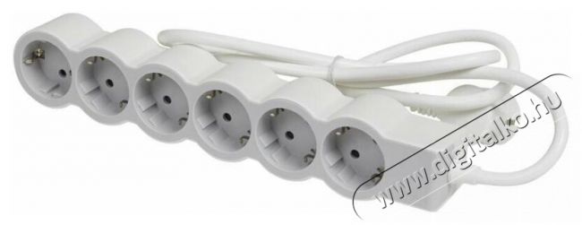 Legrand 694557 1,5m vezet&eacute;kkel feh&eacute;r-sz&uuml;rke 6x2P+F eloszt&oacute;sor H&aacute;ztart&aacute;s / Otthon / K&uuml;lt&eacute;r - Vil&aacute;g&iacute;t&aacute;s / elektromoss&aacute;g - H&aacute;l&oacute;zati eloszt&oacute; / hosszabb&iacute;t&oacute; / adapter - 398355