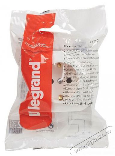 Legrand 782420 Forix 16 A gyermekv&eacute;delmi P20 fk 2P+F f&ouml;ldelt csatlakoz&oacute;aljzat - feh&eacute;r H&aacute;ztart&aacute;s / Otthon / K&uuml;lt&eacute;r - Vil&aacute;g&iacute;t&aacute;s / elektromoss&aacute;g - H&aacute;l&oacute;zati eloszt&oacute; / hosszabb&iacute;t&oacute; / adapter - 391694